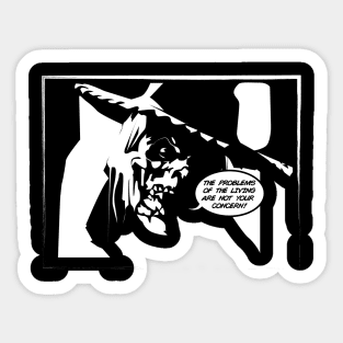 Skull Cowboy Crow Outtake Sticker